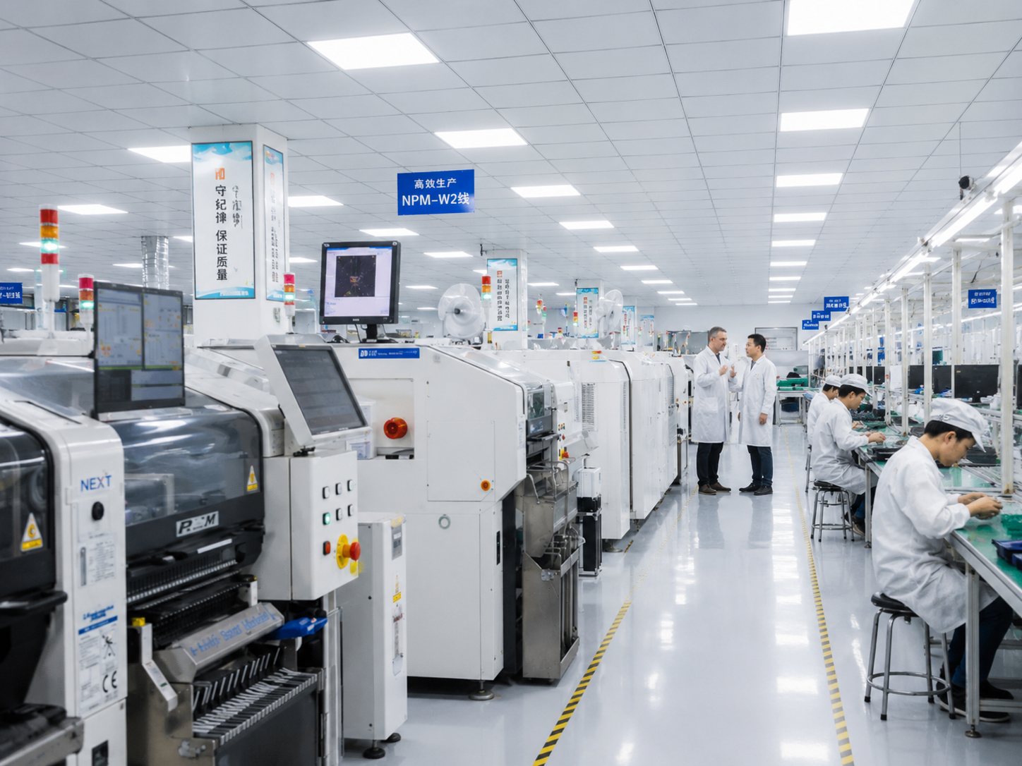 Clean manufacturing workshop visual provided by XIONXIO